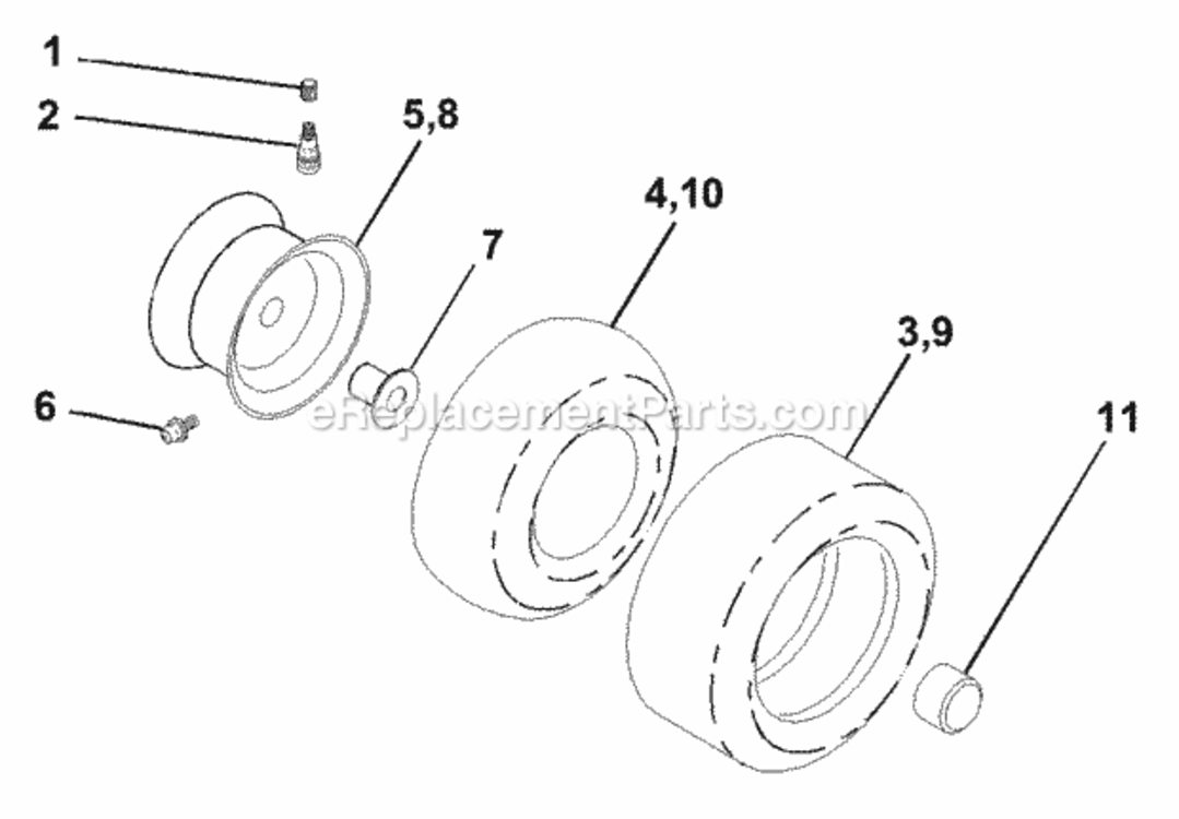 Page J Diagram and Parts List for WE145H42F 1999 Husqvarna Lawn Tractor