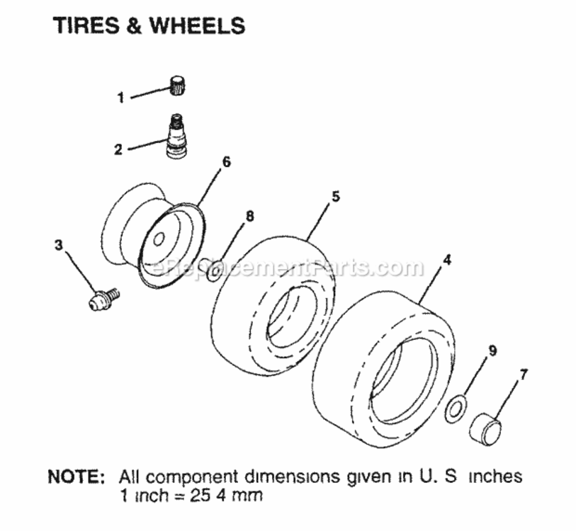 Page Q Diagram and Parts List for WG1136C 1999 And Before Husqvarna Lawn Tractor