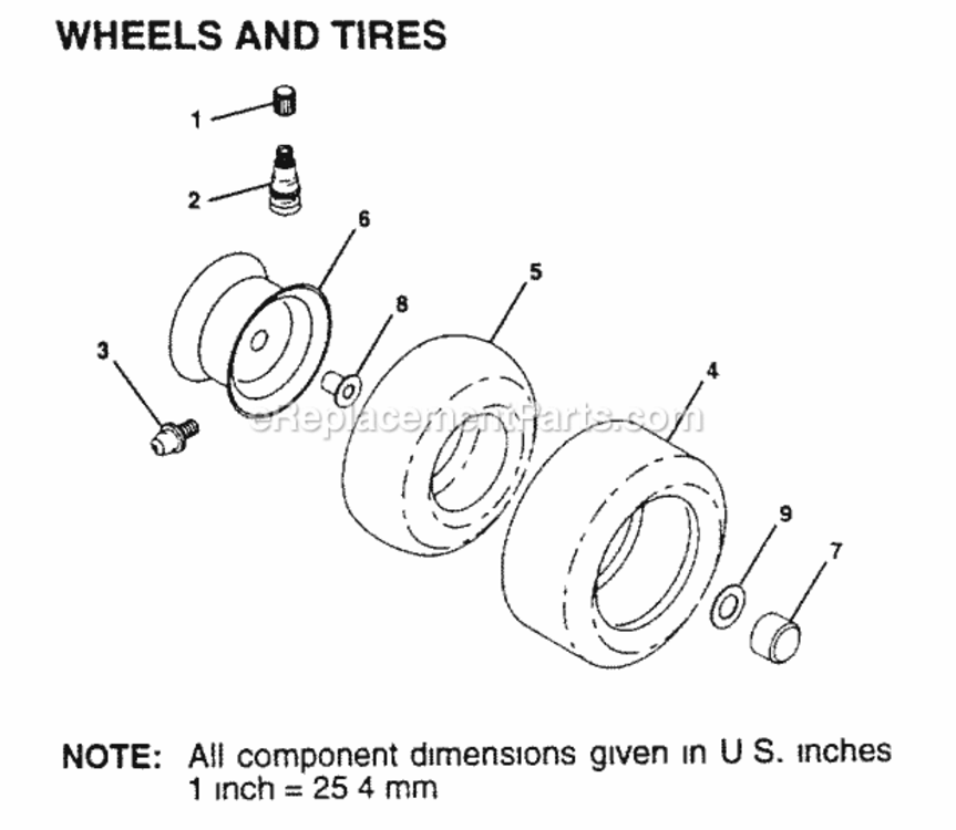 Page Q Diagram and Parts List for WG1236C 1999 And Before Husqvarna Lawn Tractor