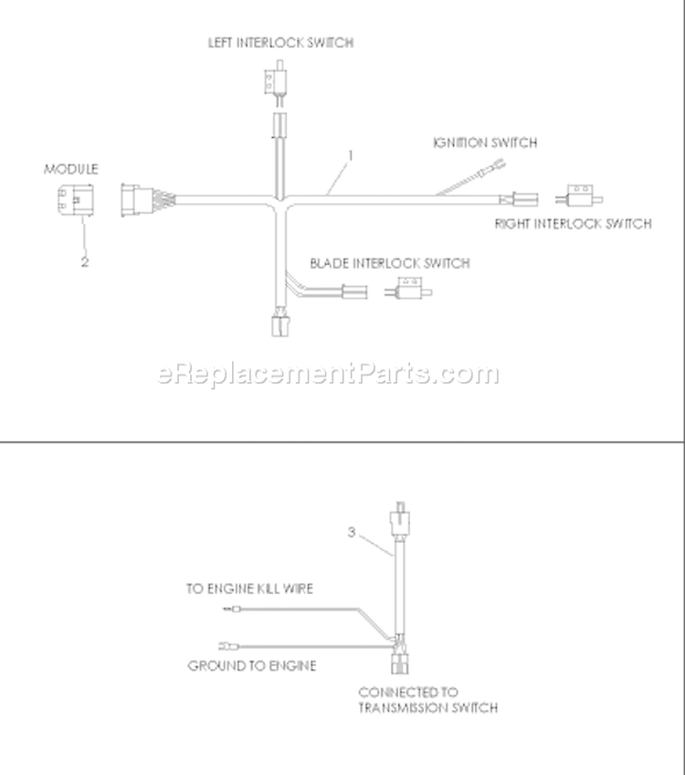 Page H Diagram and Parts List for WG4815E WG 4815 E 968999120 -2006-02 Husqvarna Lawn Mower