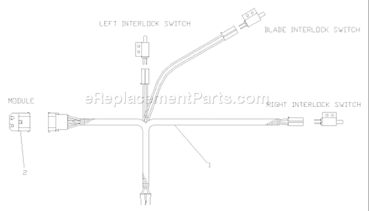 Page J Diagram and Parts List for W4815 W 4815 968999251 -2004-11 Husqvarna Lawn Mower