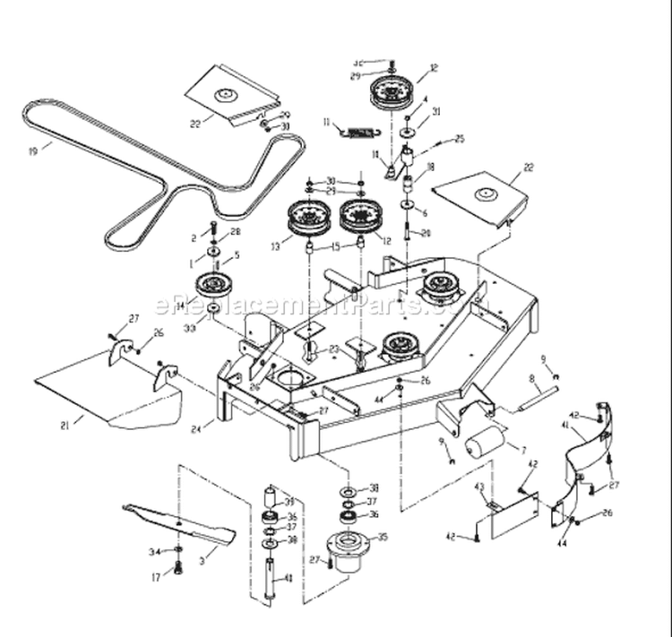 Page A Diagram and Parts List for 4215ETS WHF  968999127 -2001-12 Husqvarna Lawn Mower
