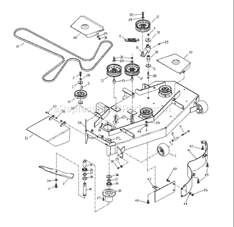Page A Diagram and Parts List for 4818ETS WHF  968999129 -2001-12 Husqvarna Lawn Mower