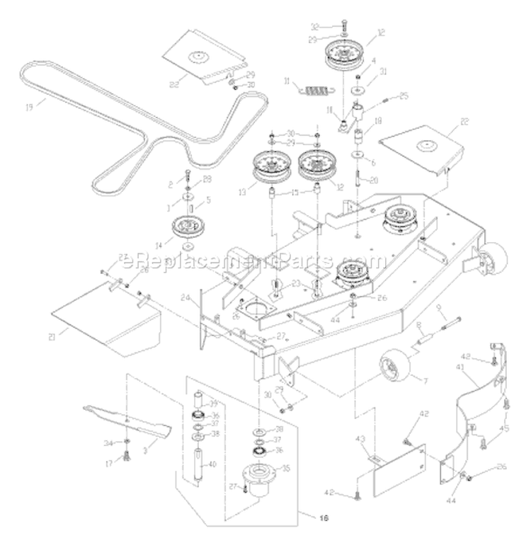 Page C Diagram and Parts List for 4818ETS WHF  968999129 -2002-09 Husqvarna Lawn Mower