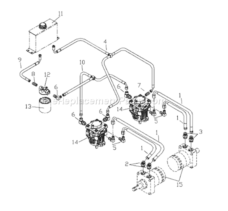 Page E Diagram and Parts List for 5218ETS WHF  968999130 -2001-12 Husqvarna Lawn Mower
