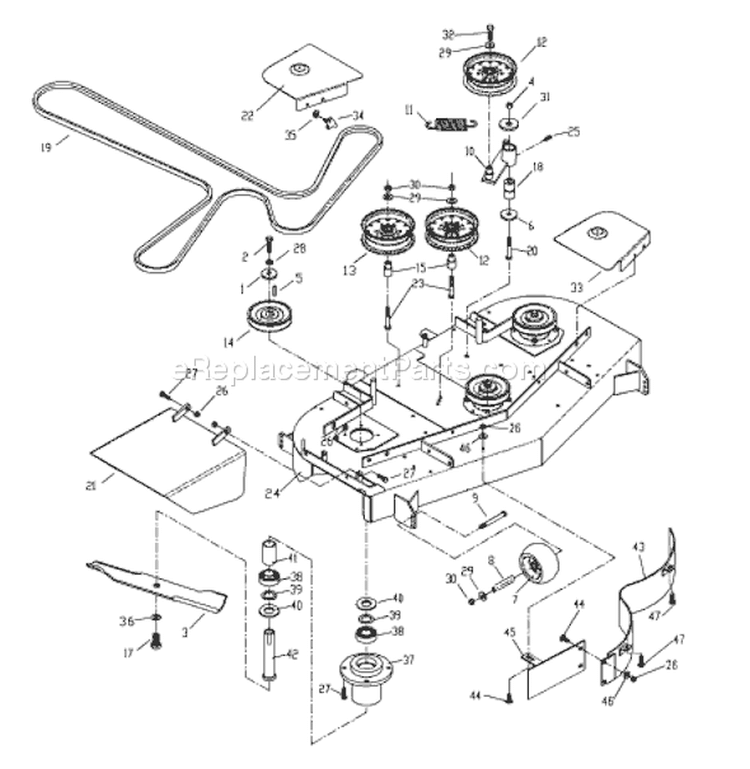 Page A Diagram and Parts List for 5218ETS WHF  968999130 -2002-02 Husqvarna Lawn Mower