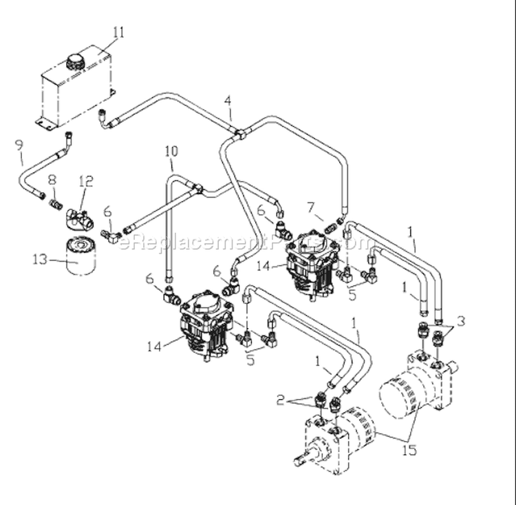 Page E Diagram and Parts List for 5218ETS WHF  968999130 -2002-02 Husqvarna Lawn Mower
