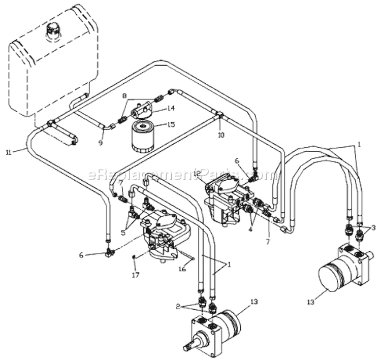 Page J Diagram and Parts List for WH3614A WH 3614 A 2000-06 Husqvarna Lawn Mower