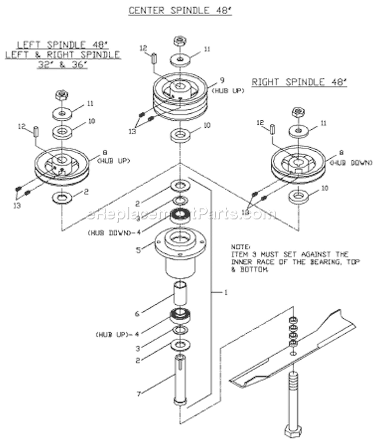 Page C Diagram and Parts List for WH3614A WH 3614 A 2000-06 Husqvarna Lawn Mower