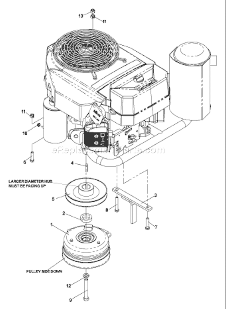 Page A Diagram and Parts List for WH5219EFQ WH 5219 EFQ 968999253 -2005-08 Husqvarna Lawn Mower