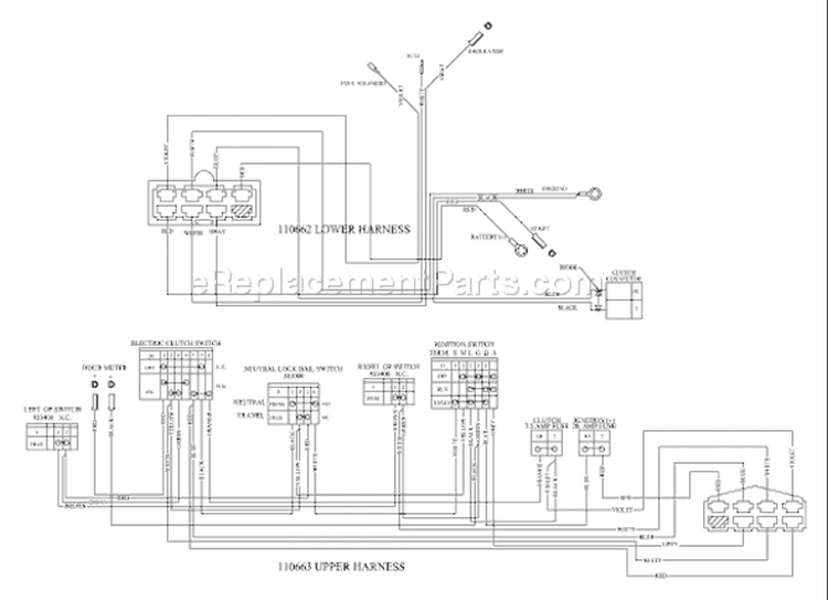 Page I Diagram and Parts List for WH5219EFQ WH 5219 EFQ 968999253 -2005-08 Husqvarna Lawn Mower