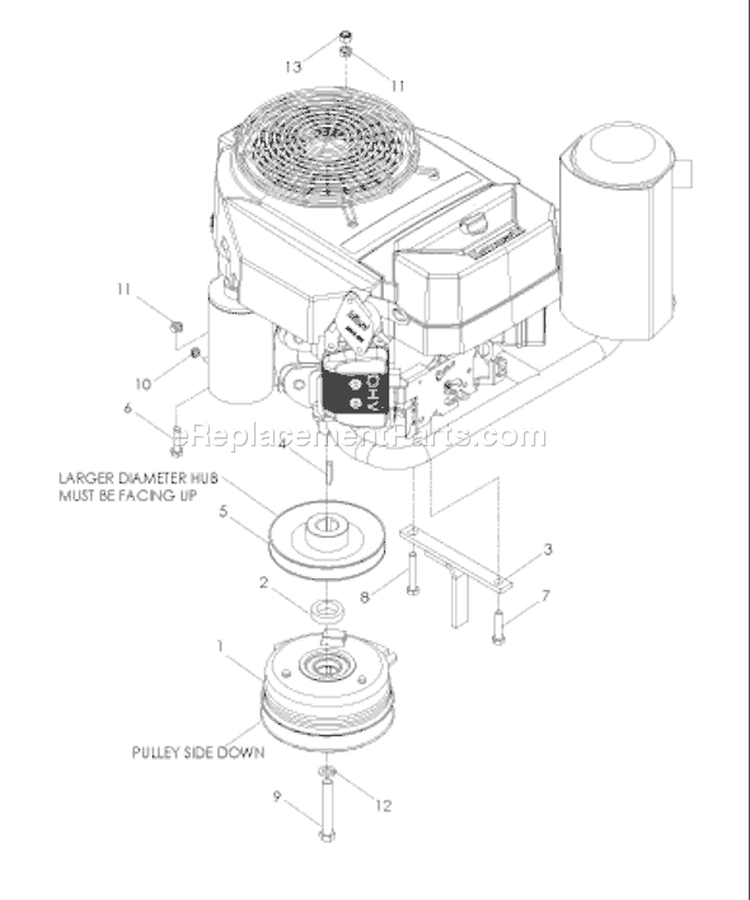 Page D Diagram and Parts List for WH5219EFQ WH 5219 EFQ 968999253 -2006-12 Husqvarna Lawn Mower