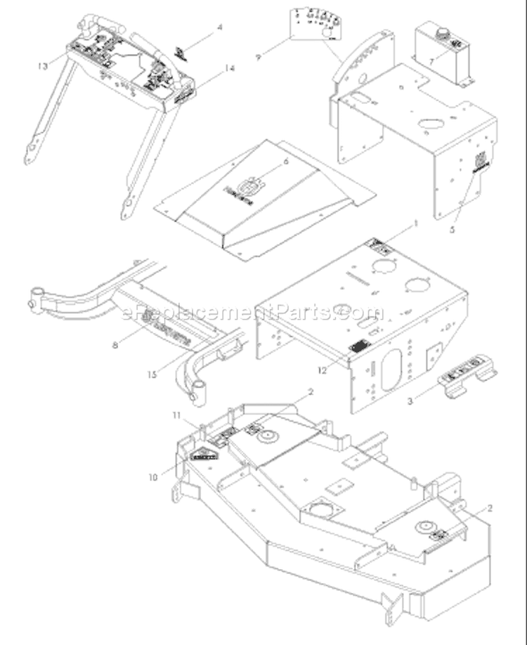 Page C Diagram and Parts List for WH5221EFQ WH 5221 EFQ 968999599 -2006-12 Husqvarna Lawn Mower
