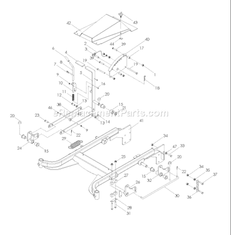 Page E Diagram and Parts List for WH5221EFQ WH 5221 EFQ 968999599 -2006-12 Husqvarna Lawn Mower