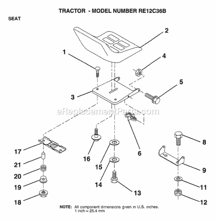 Page AL Diagram and Parts List for WP145H42G 1999 Husqvarna Lawn Tractor