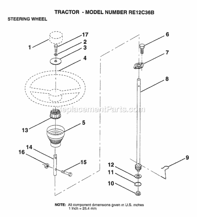 Page AO Diagram and Parts List for WP145H42G 1999 Husqvarna Lawn Tractor