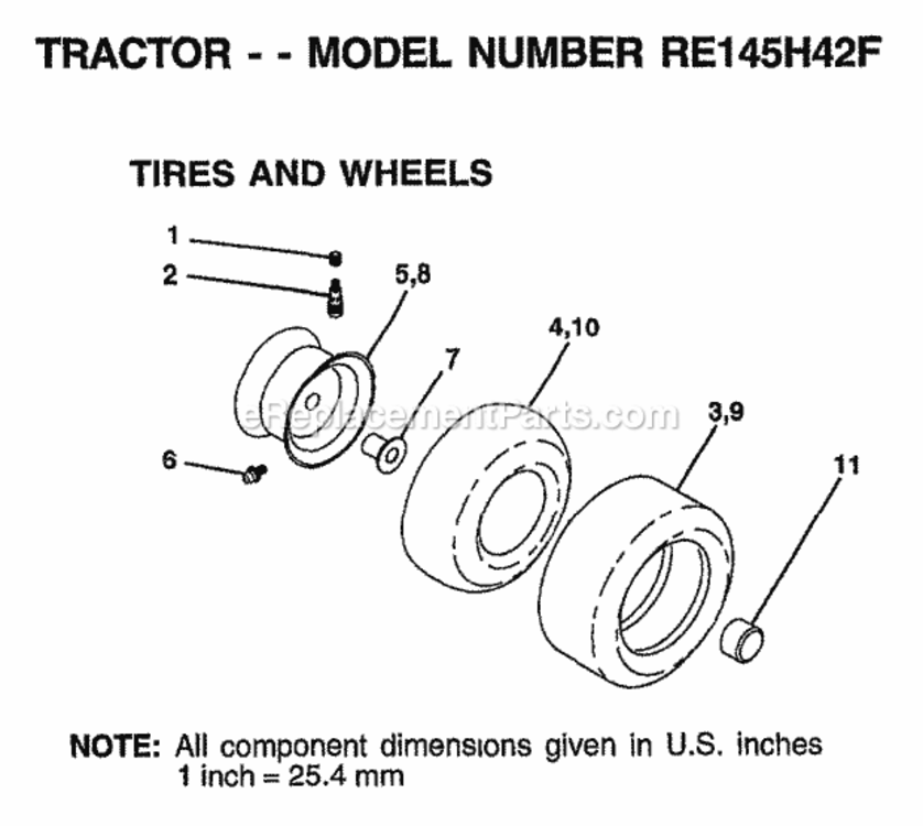 Page AR Diagram and Parts List for WP145H42G 1999 Husqvarna Lawn Tractor