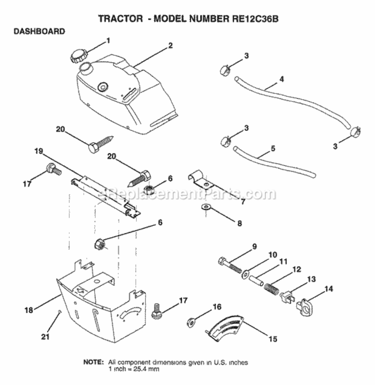Page E Diagram and Parts List for WP145H42G 1999 Husqvarna Lawn Tractor