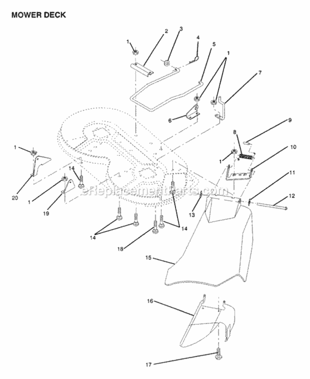 Page I Diagram and Parts List for WS1236A 1991 Husqvarna Lawn Tractor