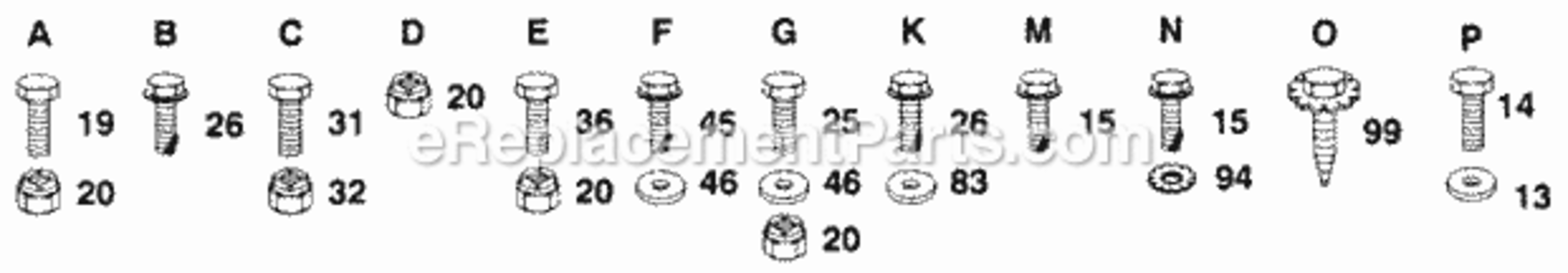 Page B Diagram and Parts List for WS12538A 1991 Husqvarna Lawn Tractor