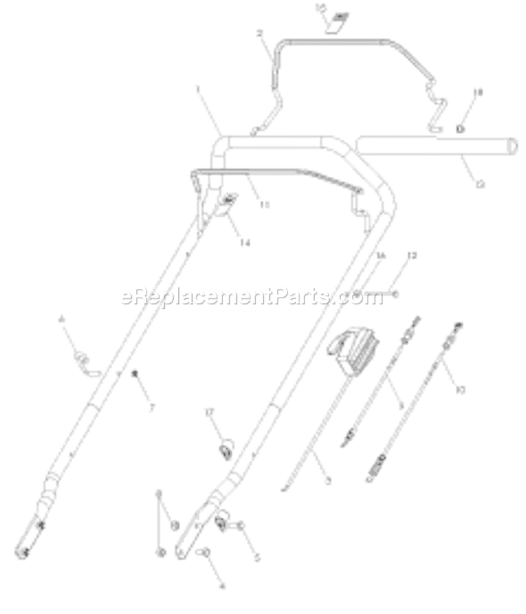 Page E Diagram and Parts List for W21SKC W 21 SKC 968999639 -2007-03 Husqvarna Lawn Mower