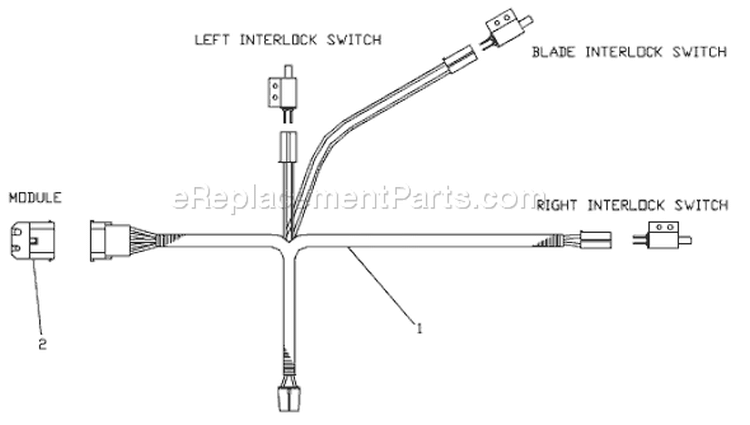 Page J Diagram and Parts List for W3212A W 3212 A 539104773-01 -2000-02 Husqvarna Lawn Mower