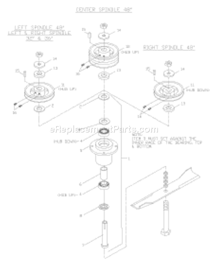 Page A Diagram and Parts List for W3213 W 3213 968999114 -2004-11 Husqvarna Lawn Mower