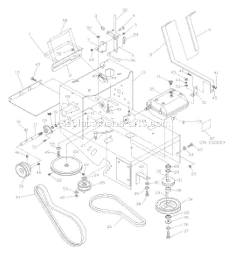 Page F Diagram and Parts List for W3213 W 3213 968999114 -2004-11 Husqvarna Lawn Mower