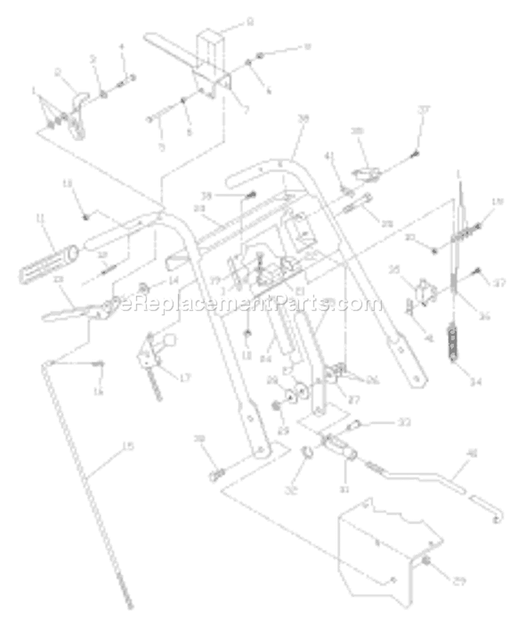 Page H Diagram and Parts List for W3213 W 3213 968999114 -2004-11 Husqvarna Lawn Mower