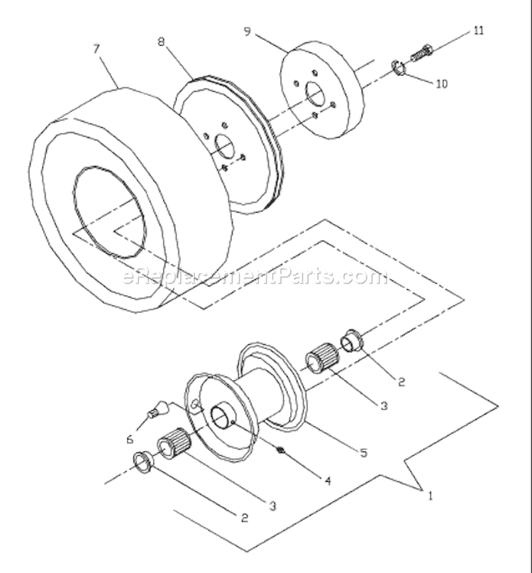 Page F Diagram and Parts List for W3213A W 3213 A 539104773-01 -2000-02 Husqvarna Lawn Mower