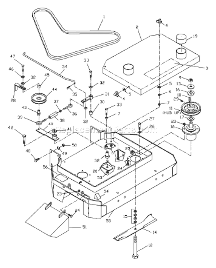 Page A Diagram and Parts List for W3613ETS W 3613 ETS 968999117 -2001-09 Husqvarna Lawn Mower