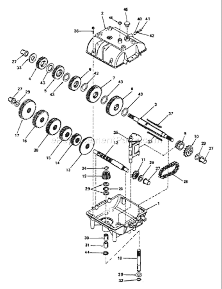 Page G Diagram and Parts List for W4815ETS W 4815 ETS 968999120 -2001-09 Husqvarna Lawn Mower
