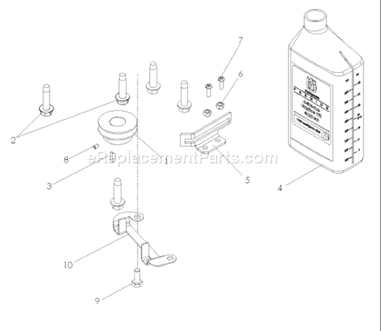 Page E Diagram and Parts List for W53SBEK W 53 SBEK 968999287 -2007-03 Husqvarna Lawn Mower