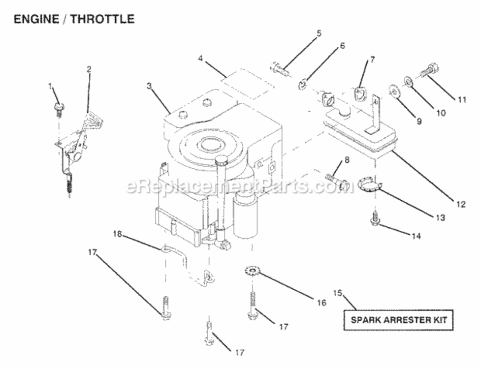 Page M Diagram and Parts List for X1236A 1991 Husqvarna Lawn Tractor