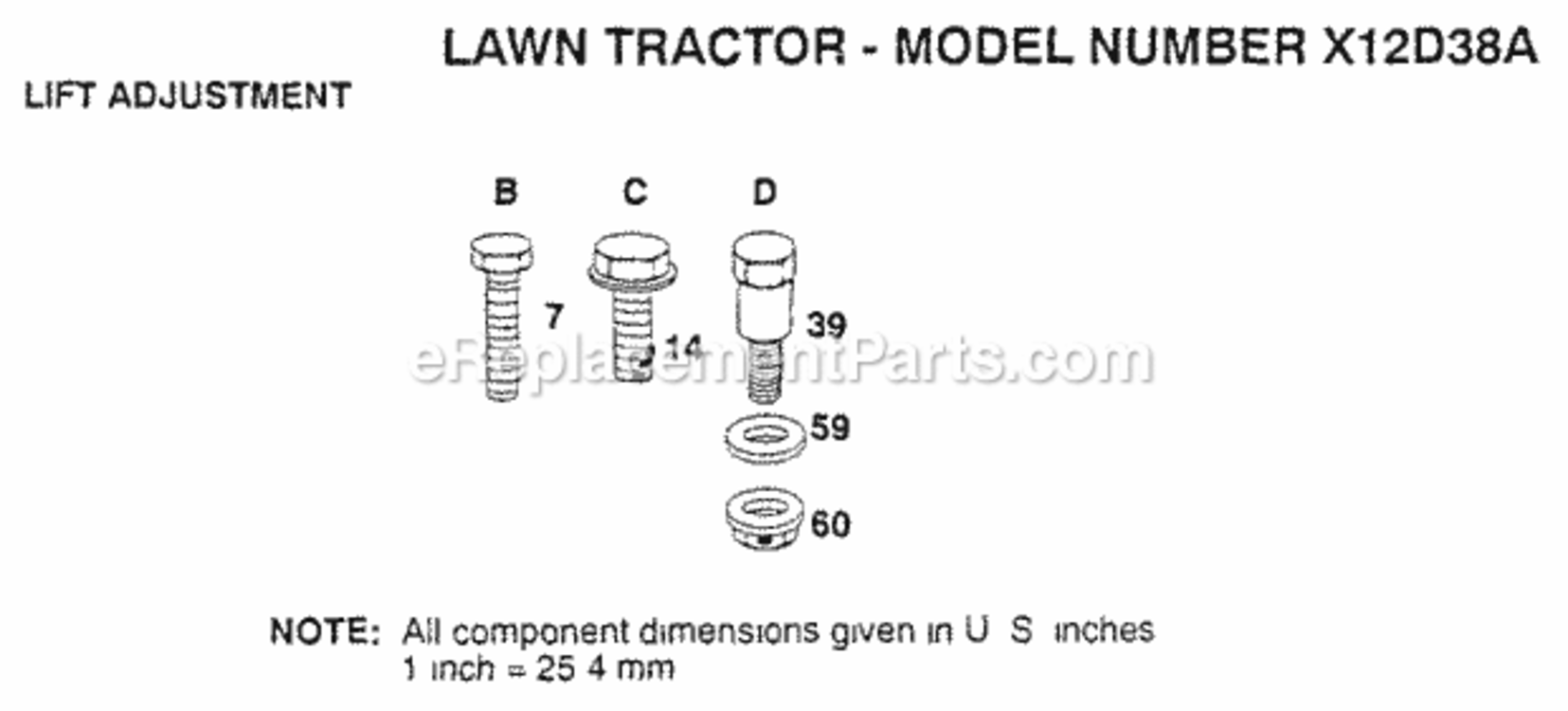 Page Z Diagram and Parts List for X1236A 1991 Husqvarna Lawn Tractor