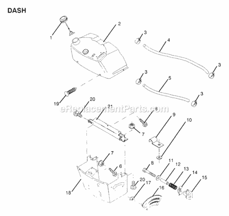 Page C Diagram and Parts List for X1236A 1991 Husqvarna Lawn Tractor