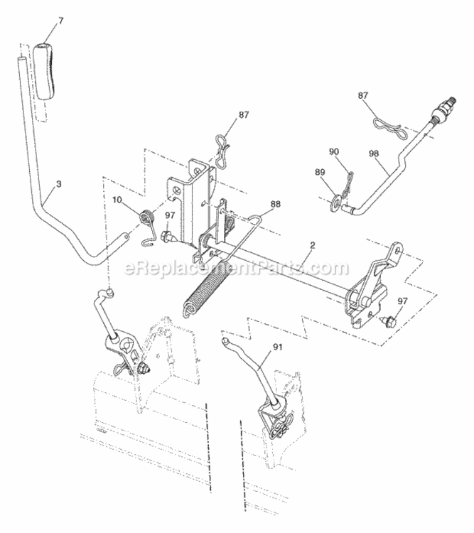 Page G Diagram and Parts List for XT22H48YT 2006 Husqvarna Lawn Tractor