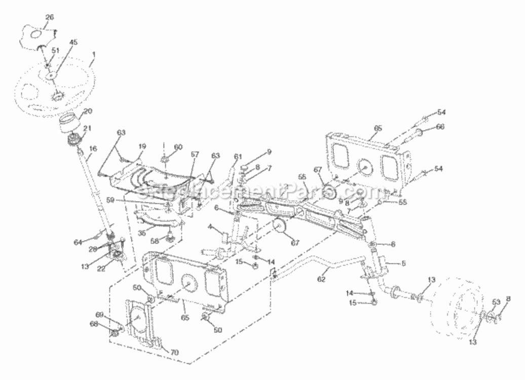 Page I Diagram and Parts List for XT22H48YT 2006 Husqvarna Lawn Tractor