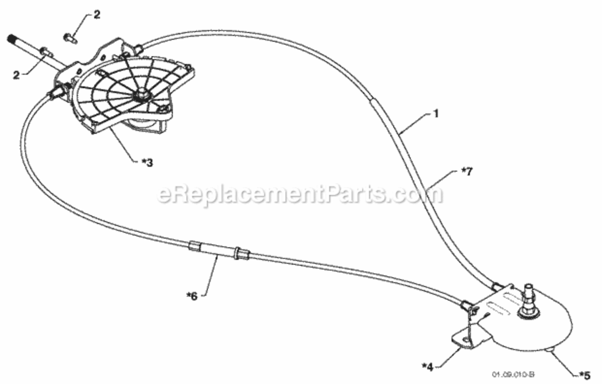 Page K Diagram and Parts List for XT824ES 2009-10 Husqvarna Snow Blower
