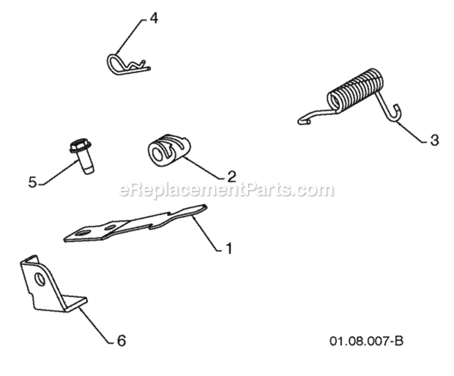 Page S Diagram and Parts List for XT824ES 2009-10 Husqvarna Snow Blower
