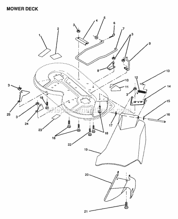 Page I Diagram and Parts List for YPLR110BR 1999 And Before Husqvarna Lawn Tractor