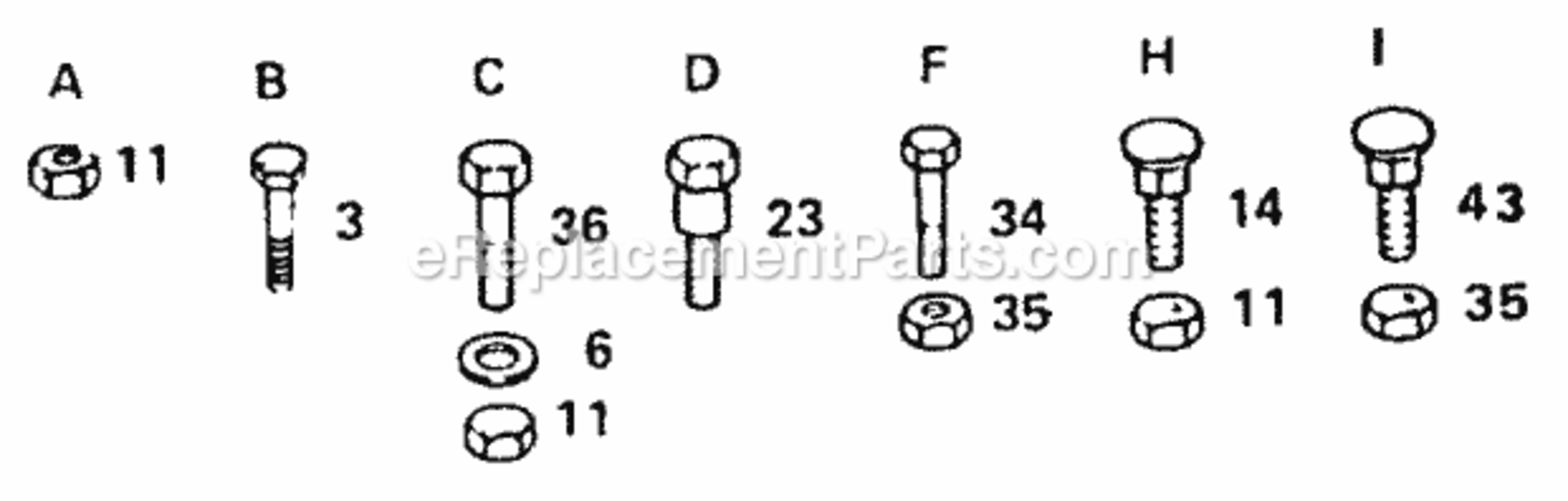 Page G Diagram and Parts List for YT140DR 1999 And Before Husqvarna Lawn Tractor