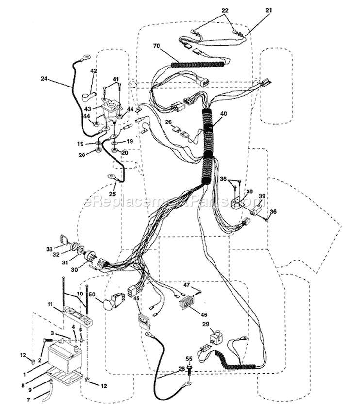 Page D Diagram and Parts List for YTHK180 YTHK 180 HCA -1996-01 Husqvarna Lawn Tractor