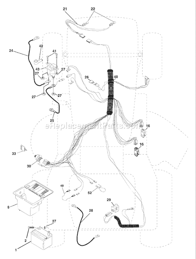 Page D Diagram and Parts List for 130 YTH  HEYTHK -954170026 -2000-10 Husqvarna Lawn Tractor