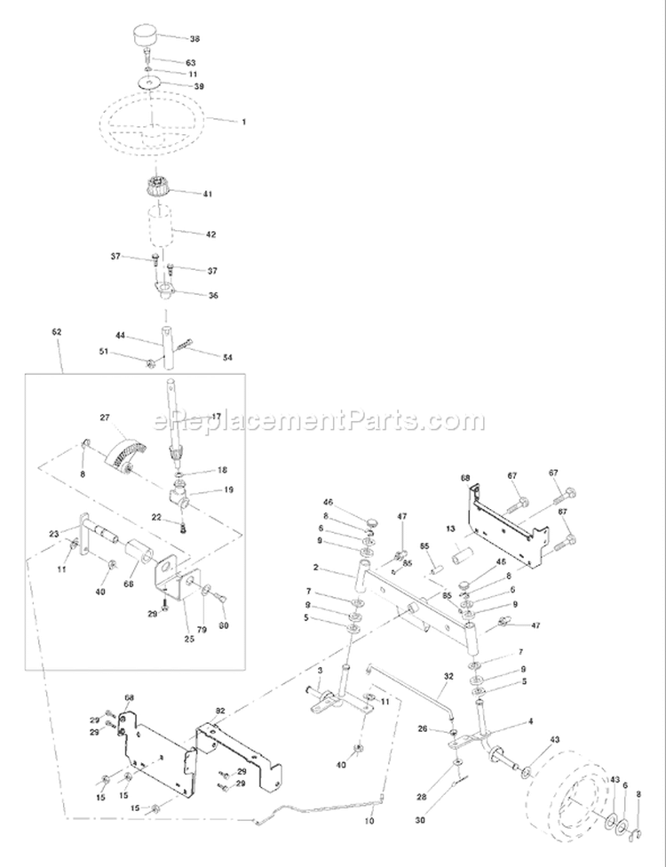 Page I Diagram and Parts List for 130 YTH  HEYTHK -954170026 -2000-10 Husqvarna Lawn Tractor