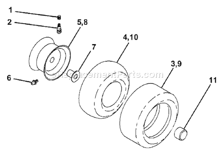 Page J Diagram and Parts List for 130 YTH  HEYTHL -954170026 -2001-02 Husqvarna Lawn Tractor