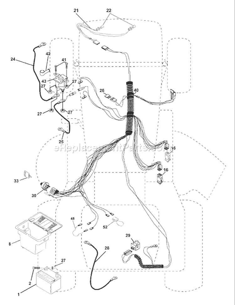 Page D Diagram and Parts List for 130 YTH  HEYTHL -954170026 -2001-02 Husqvarna Lawn Tractor