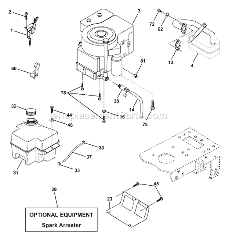 Page E Diagram and Parts List for 130 YTH  HEYTHL -954170026 -2001-02 Husqvarna Lawn Tractor