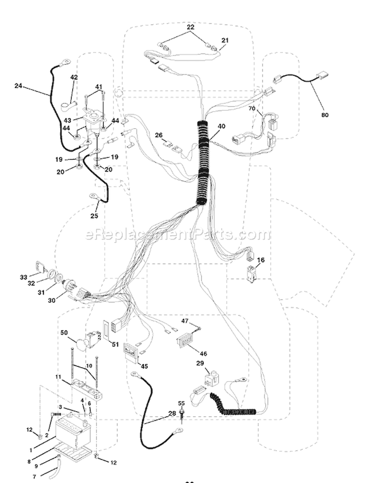 Page D Diagram and Parts List for 150 YTH  954140007B -1997-12 Husqvarna Lawn Tractor