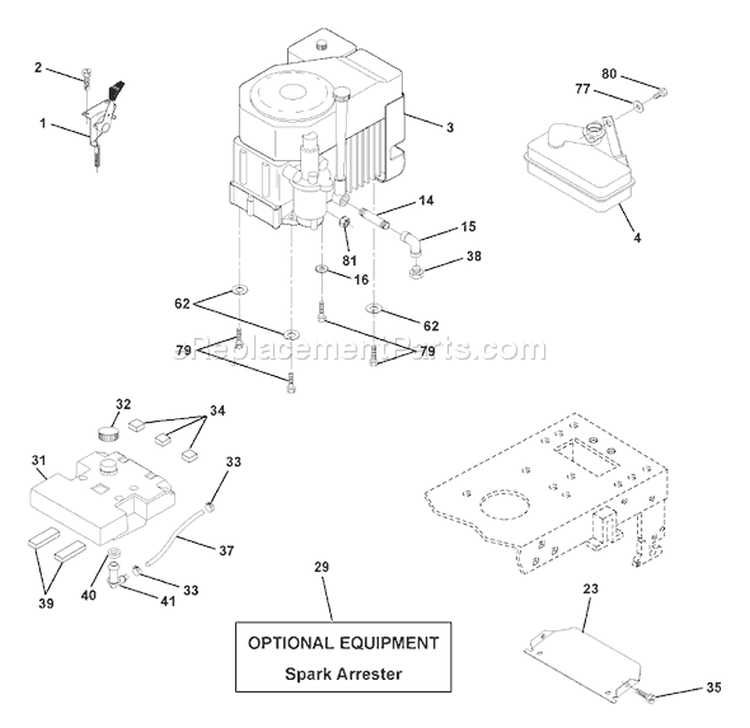 Page E Diagram and Parts List for 150 YTH  954140007C -1997-12 Husqvarna Lawn Tractor